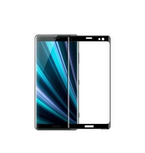 Black 3D tempered glass protector for Sony Xperia XZ3