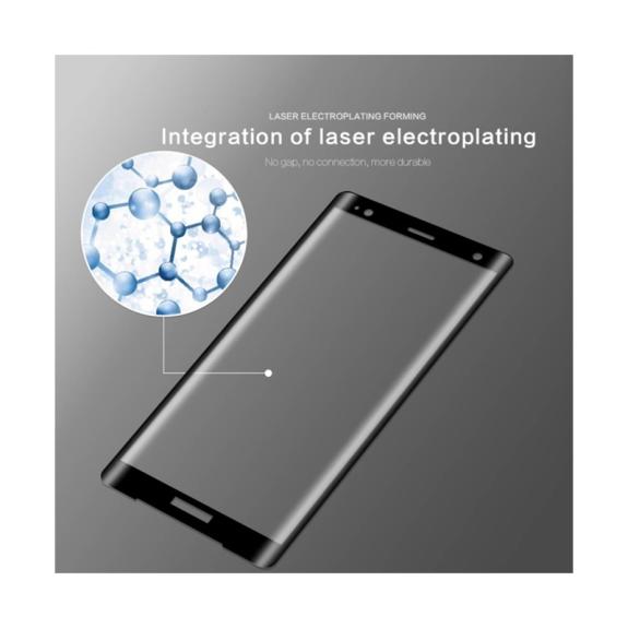 PROTECTOR CRISTAL TEMPLADO 3D NEGRO PARA SONY XPERIA XZ2