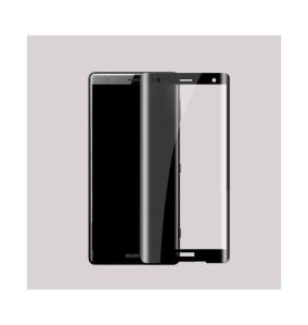 Black 3D tempered glass protector for Sony Xperia XZ2