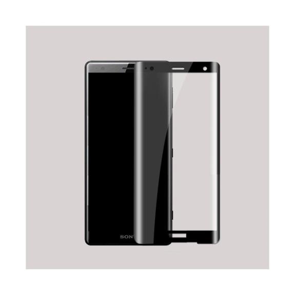 PROTECTOR CRISTAL TEMPLADO 3D NEGRO PARA SONY XPERIA XZ2