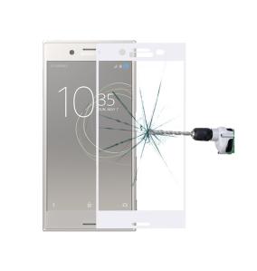 White 3D tempered glass for Sony Xperia XZ Premium