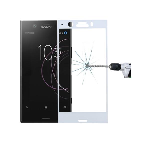 CRISTAL TEMPLADO 3D BLANCO PARA SONY XPERIA XZ1 COMPACT