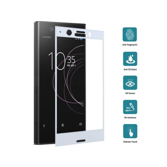 CRISTAL TEMPLADO 3D BLANCO PARA SONY XPERIA XZ1 COMPACT