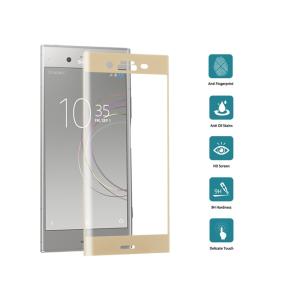 PROTECTOR CRISTAL TEMPLADO 3D DORADO PARA SONY XPERIA XZ1