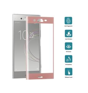 Pink 3D tempered glass protector for Sony Xperia XZ1