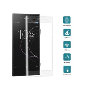 Transparent 3D tempered glass protector for Sony Xperia XZ1