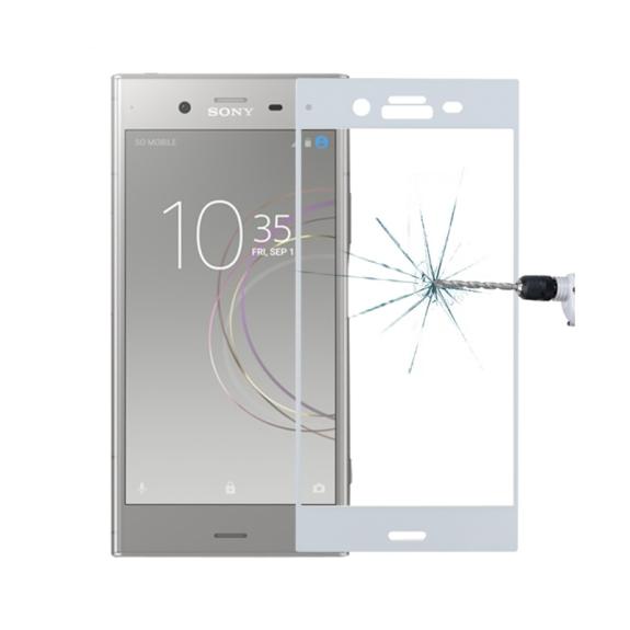 PROTECTOR CRISTAL TEMPLADO 3D BLANCO PARA SONY XPERIA XZ1