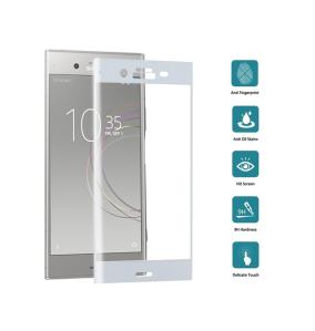 PROTECTOR CRISTAL TEMPLADO 3D BLANCO PARA SONY XPERIA XZ1