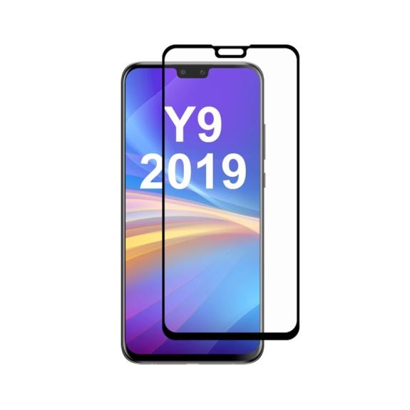 CRISTAL TEMPLADO 3D NEGRO PARA HUAWEI Y9 2019 / ENJOY 9 PLUS