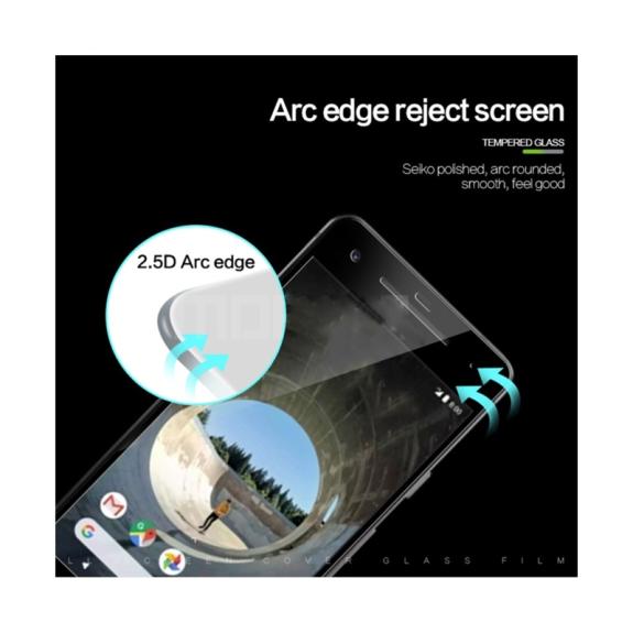 PROTECTOR PANTALLA CRISTAL TEMPLADO 3D NEGRO PARA GOOGLE PIXEL 2