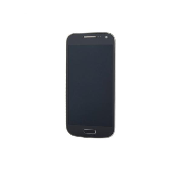 Pantalla para Samsung Galaxy S4 Mini con marco gris oscuro
