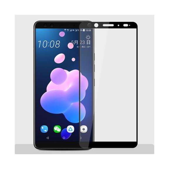 PROTECTOR DE PANTALLA CRISTAL TEMPLADO 3D NEGRO PARA HTC U12+