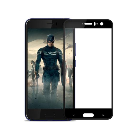 PROTECTOR DE PANTALLA CRISTAL TEMPLADO 3D NEGRO PARA HTC U11