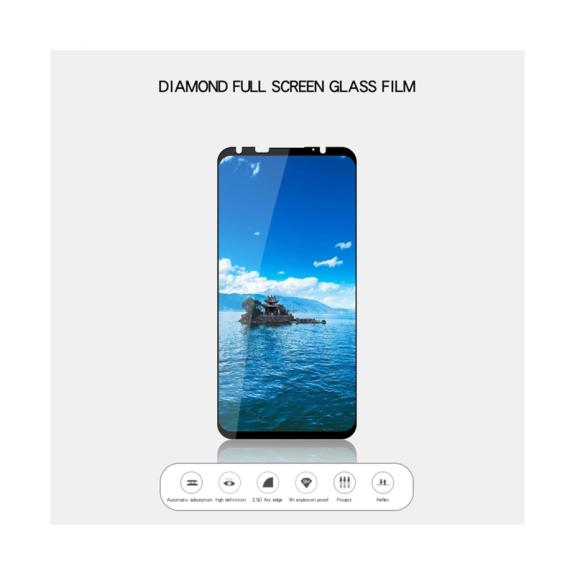 PROTECTOR DE PANTALLA CRISTAL TEMPLADO 3D NEGRO PARA MEIZU 16