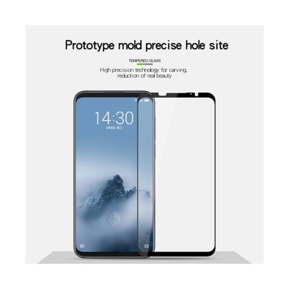 PROTECTOR DE PANTALLA CRISTAL TEMPLADO 3D NEGRO PARA MEIZU 16