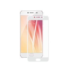 Protector Screen Tempered Glass 3D White For Vivo X7 Plus