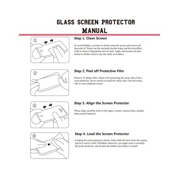 PROTECTOR DE PANTALLA CRISTAL TEMPLADO 3D BLANCO PARA VIVO X6