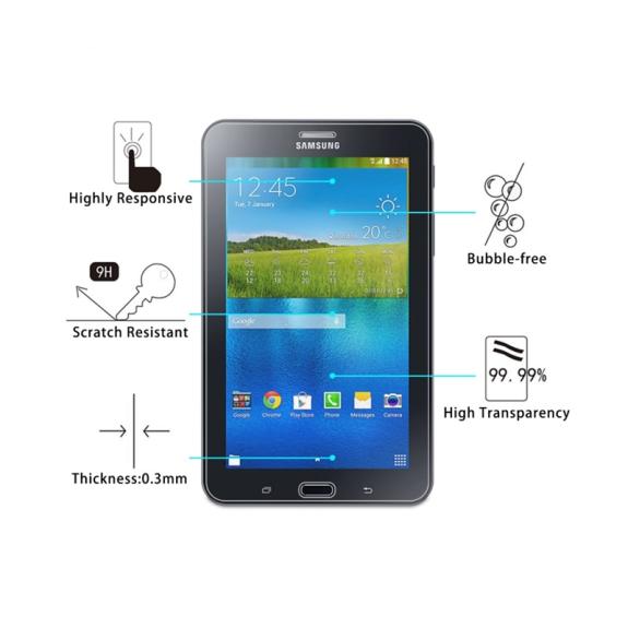 PROTECTOR CRISTAL TEMPLADO PARA SAMSUNG GALAXY TAB 4 LITE