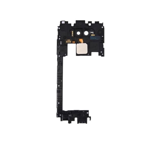 MARCO CENTRAL CON LENTE Y BOTON EMBELLECEDOR PARA LG V20 NEGRO