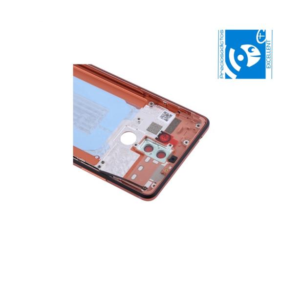 TAPA CUBRE BATERIA CON EMBELLECEDOR PARA NOKIA 7 PLUS NEGRO