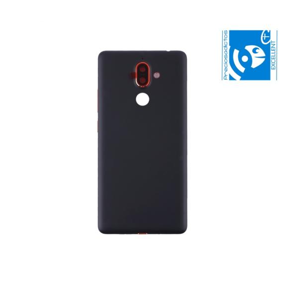 TAPA CUBRE BATERIA CON EMBELLECEDOR PARA NOKIA 7 PLUS NEGRO