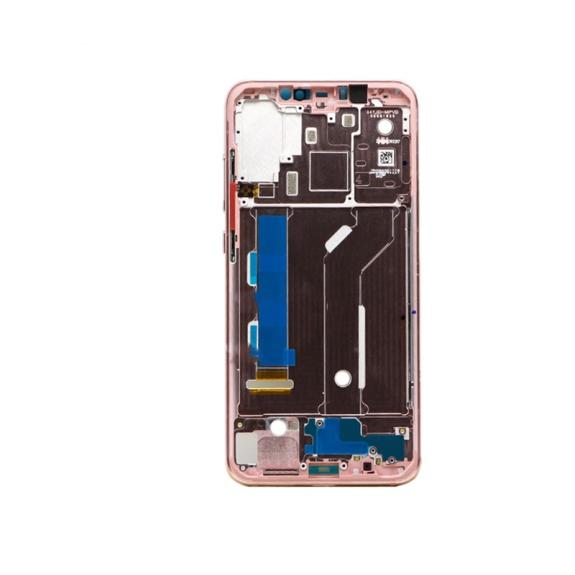 MARCO INTERMEDIO DE PANTALLA CHASIS PARA XIAOMI MI 8 ROSA