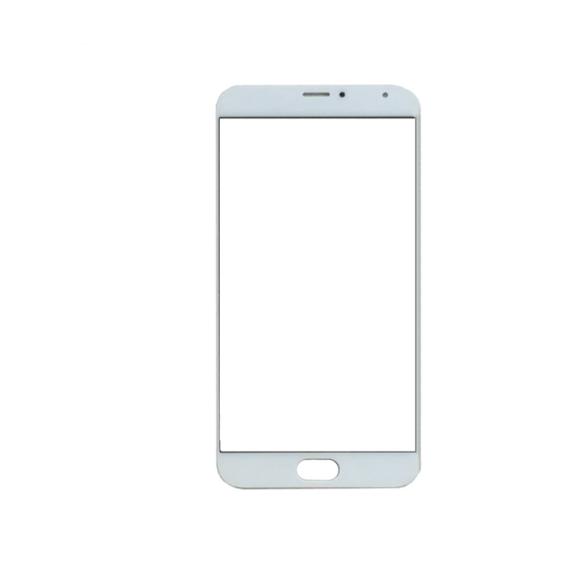 CRISTAL FRONTAL DE PANTALLA PARA MEIZU PRO 5 BLANCO