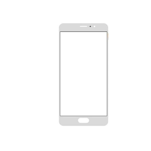 CRISTAL FRONTAL DE PANTALLA PARA MEIZU PRO 6 PLUS BLANCO