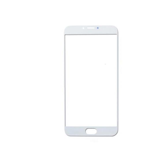 CRISTAL FRONTAL DE PANTALLA PARA MEIZU PRO 6S BLANCO