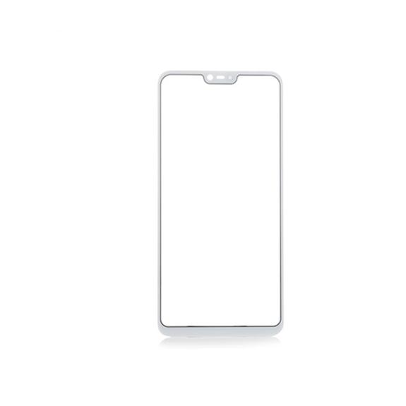 CRISTAL FRONTAL DE PANTALLA PARA XIAOMI MI 8 LITE BLANCO