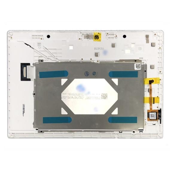 PANTALLA TACTIL LCD COMPLETA PARA LENOVO TAB 2 BLANCO CON MARCO