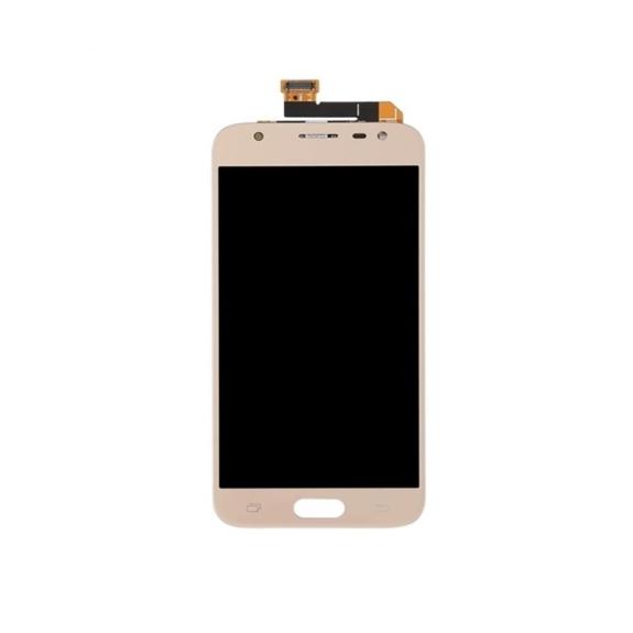 Pantalla para Samsung Galaxy J3 2018 dorado sin marco