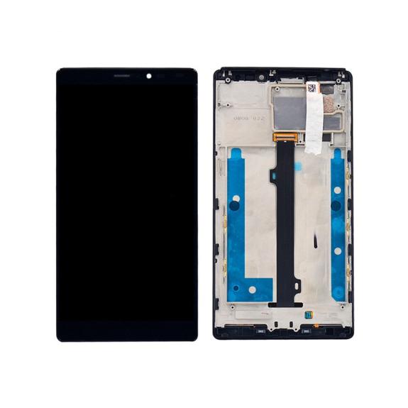 PANTALLA LCD COMPLETA PARA LENOVO VIBE Z2 PRO NEGRO CON MARCO