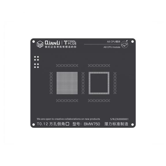 Stencil BGA Qianli para iPhone - CPU A8