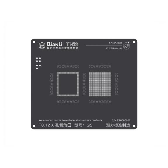 Stencil BGA Qianli para iPhone - CPU A7