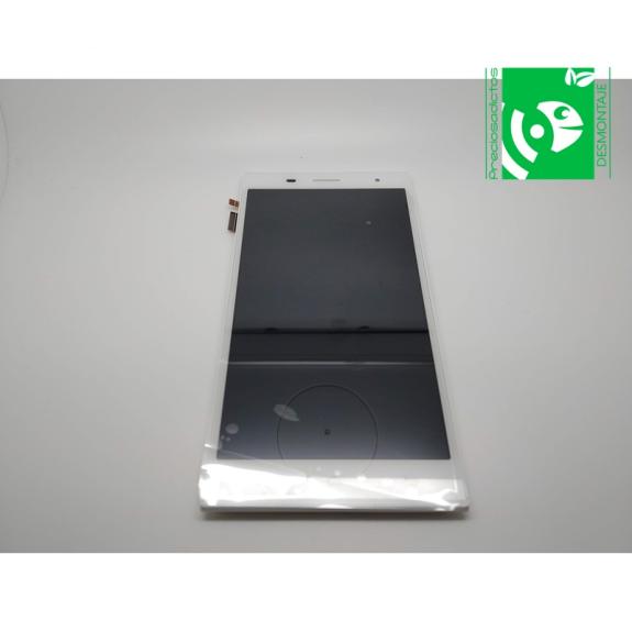 PANTALLA TACTIL LCD COMPLETA PARA HISENSE I300T BLANCO CON MARCO