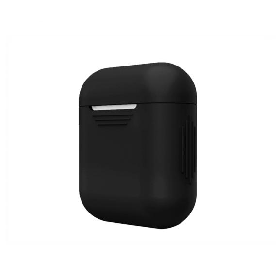 Funda de Silicona para auriculares Airpods color Negro