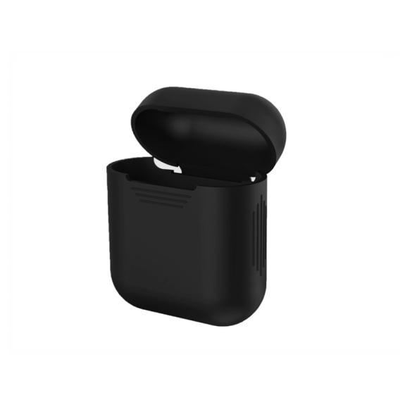 FUNDA AURICULARES PARA AIRPODS COLOR NEGRO