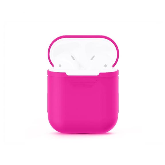 FUNDA AURICULARES PARA AIRPODS COLOR ROSA