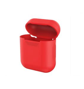 FUNDA AURICULARES PARA AIRPODS COLOR ROJO