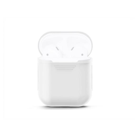 FUNDA AURICULARES PARA AIRPODS COLOR BLANCO