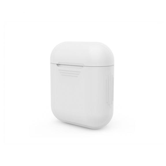 FUNDA AURICULARES PARA AIRPODS COLOR BLANCO