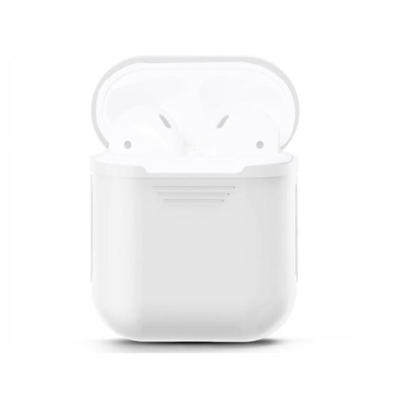 FUNDA AURICULARES PARA AIRPODS COLOR BLANCO