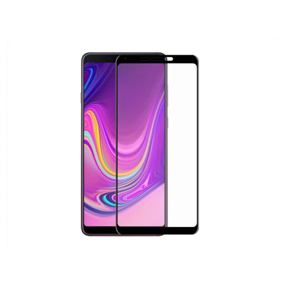 CRISTAL TEMPLADO 6D NEGRO PARA SAMSUNG GALAXY A9 2018 / A9S