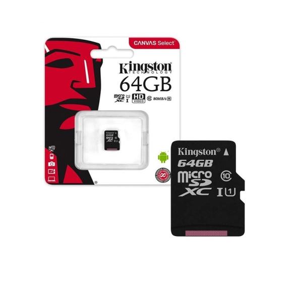 Tarjeta de Memoria Kingston Micro SD 64GB