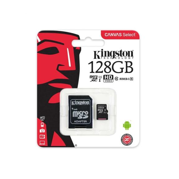 TARJETA DE MEMORIA MICRO SD KINGSTON DE 128 GB