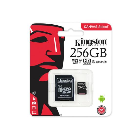 TARJETA DE MEMORIA MICRO SD KINGSTON DE 256 GB