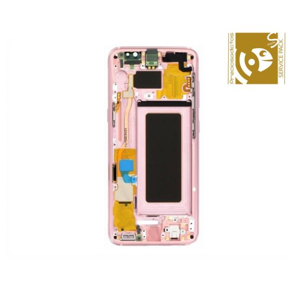 Pantalla para Samsung Galaxy S8 Plus rosa SERVICE PACK