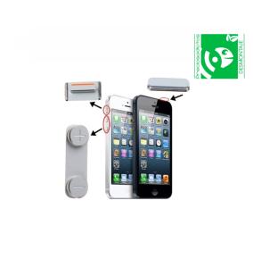 Botones laterales para iPhone 5 gris