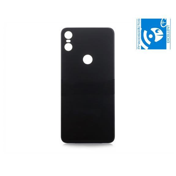 TAPA TRASERA CUBRE BATERIA PARA MOTOROLA ONE  (P30 PLAY) NEGRO